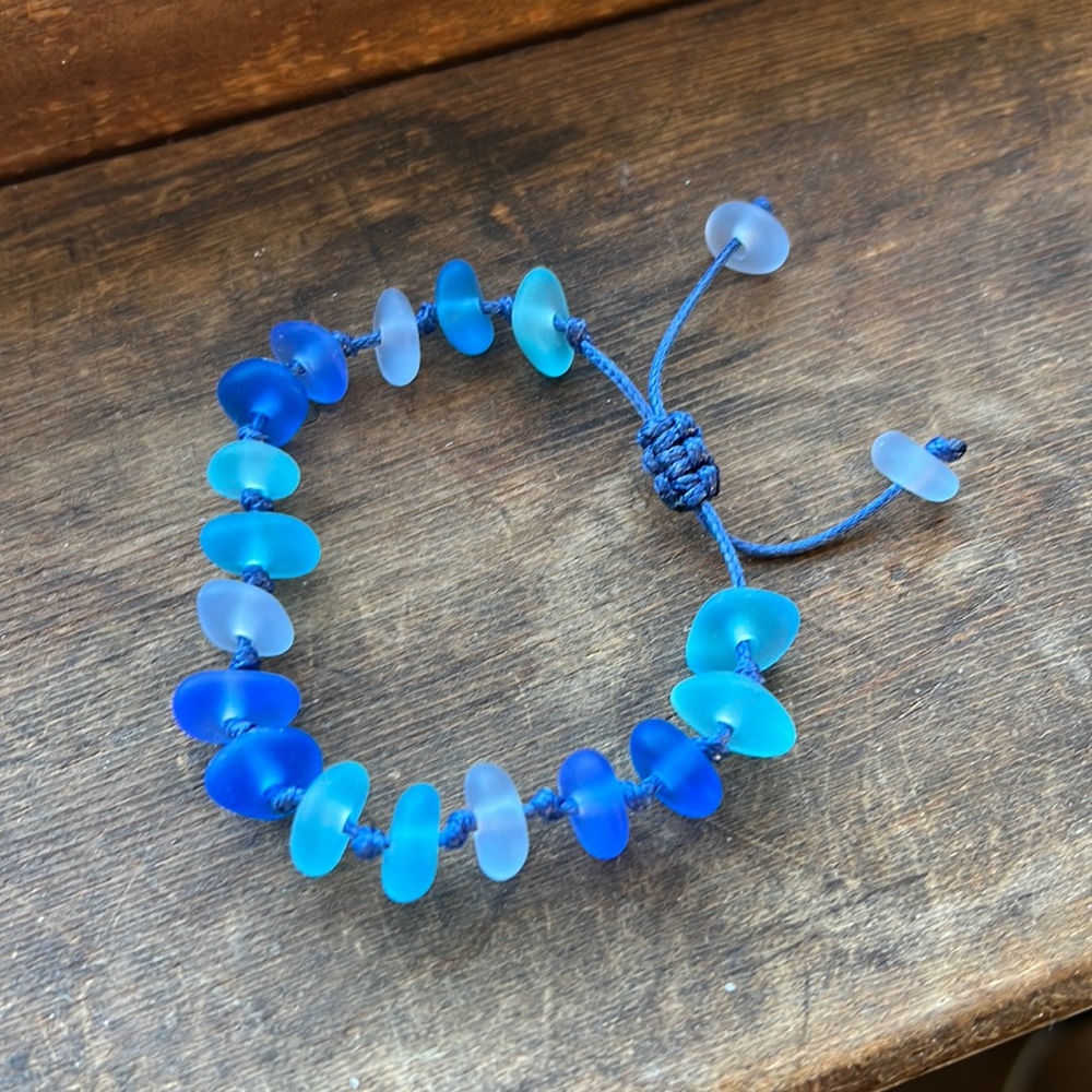 - Blue bracelet
